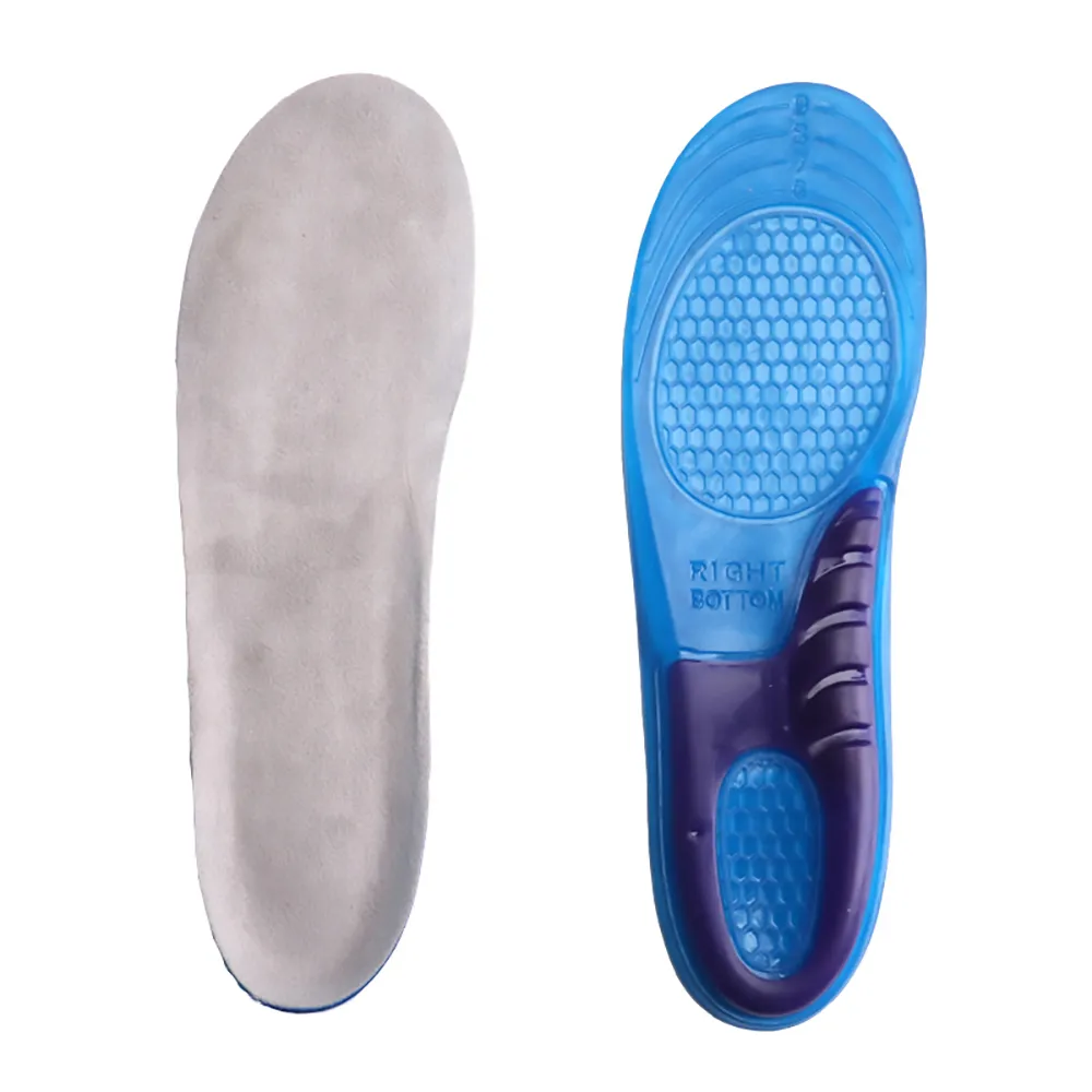 【EZlife】加厚矽膠減震運動鞋墊(2雙組)