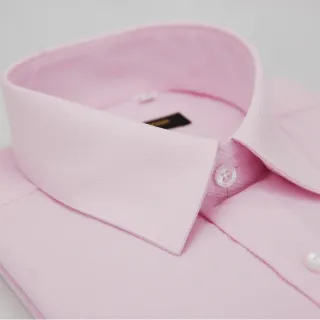 【金安德森】粉色斜紋長袖襯衫