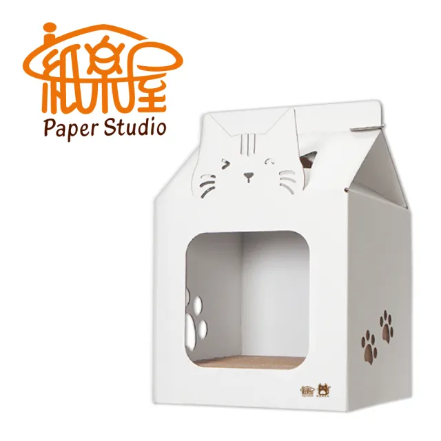 【紙樂屋】牛奶屋 貓屋