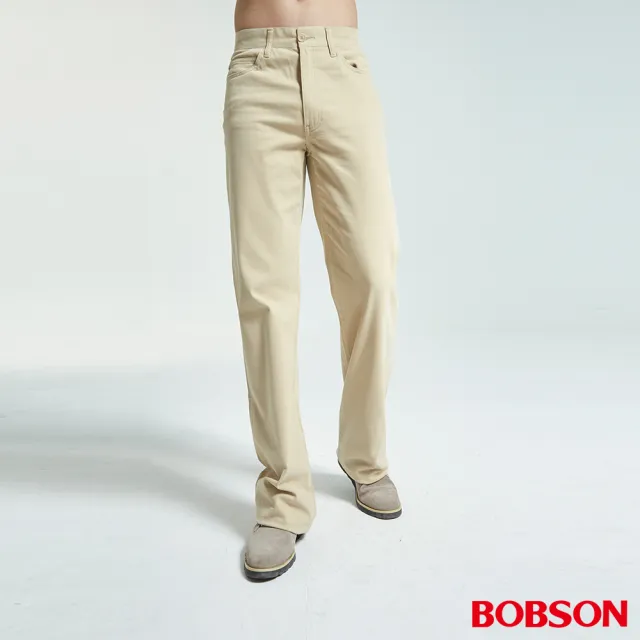 【BOBSON】男款伸縮直筒褲(1705-71)