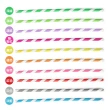 【FUJI-GRACE 日本富士雅麗】一次性可分解彩色環保紙吸管_8包(共200支入)