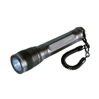 【AQUATEC】高亮度潛水手電筒防水200米 500流明 鐵灰色(LED-3250)
