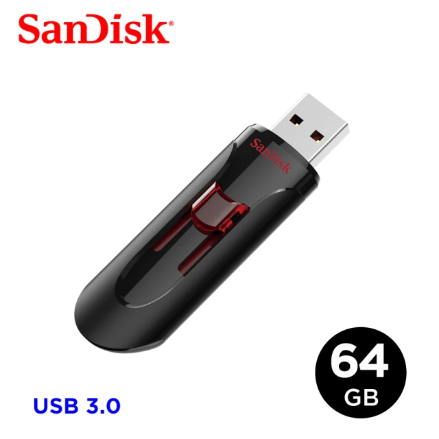 【SanDisk 晟碟】CZ600 Cruzer USB3.0 隨身碟64GB(公司貨)