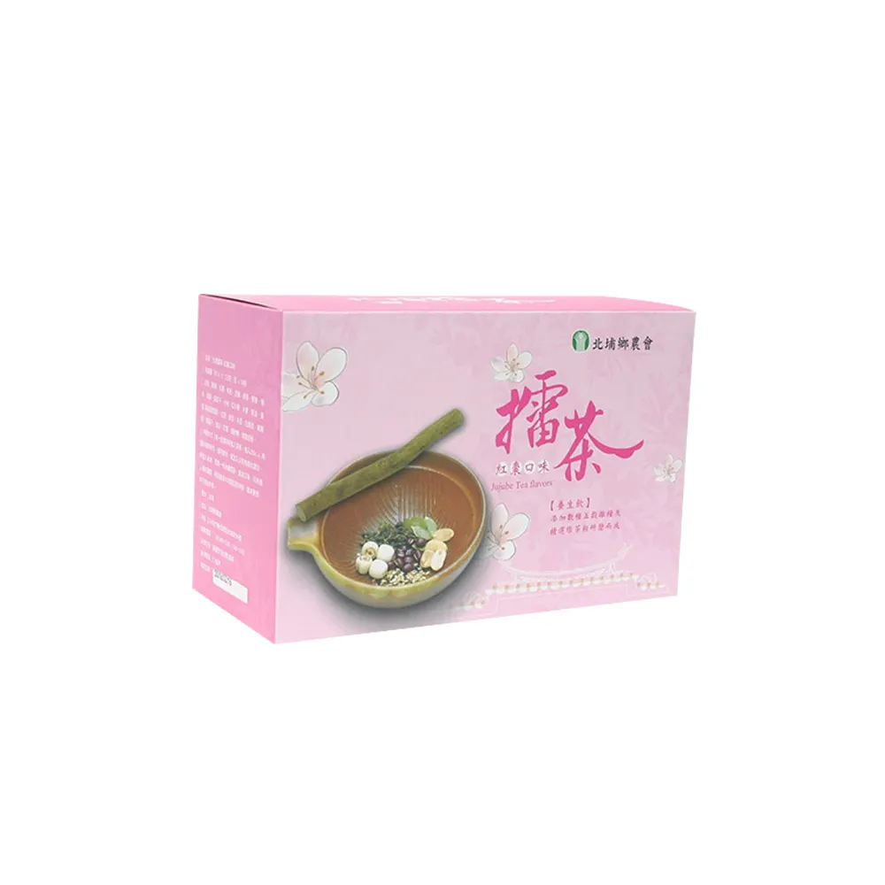 【北埔農會】紅棗擂茶 隨身包X1盒(37.5gX16入/盒)