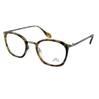【Vivienne Westwood】英國Anglomania英倫簡約光學眼鏡(迷彩黃 AN347M03)