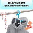 【LEC】輕鬆曬衣-立體速乾連帽衣物專用衣架(日本專利設計衣架)