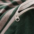 【Betrise】裸睡主意  雙人-100%純棉針織四件式被套床包組(森林曲調)