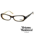 【Vivienne Westwood】英國薇薇安魏斯伍德經典LOGO造型光學鏡框(黑黃 VW176M03)