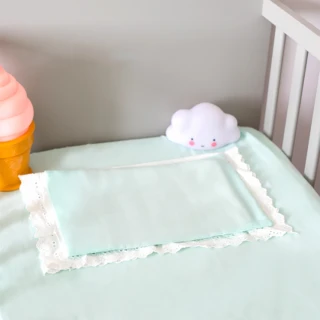 【MARURU】日本製嬰兒床單 薄荷綠 70x120(日本製嬰兒寶寶baby床單/適用台式60x120/日式70x120嬰兒床墊)