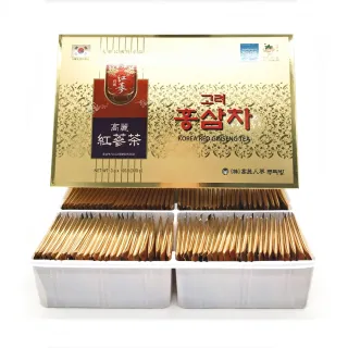 【韓國高麗】養生紅蔘茶包100包x1盒(原裝進口/年節送禮)