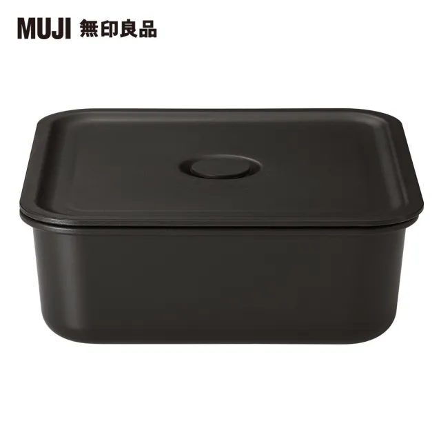 【MUJI 無印良品】聚丙烯密閉式便當盒/方形/460ml(共2色)