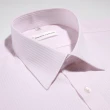 【ROBERTA 諾貝達】男裝 淺粉色長袖襯衫(台灣製 吸溼速乾防汙)