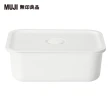 【MUJI 無印良品】聚丙烯密閉式便當盒/長方形/325ml