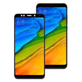 【YANG YI 揚邑】小米 紅米 Note 5 5.99吋 滿版軟邊鋼化玻璃膜3D防爆保護貼(黑色)