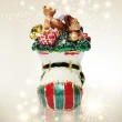 【三卡寶】歡樂聖誕節-聖誕襪禮物包晶鑽(珠寶盒)