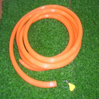【園藝世界】水管-4分7-25尺橘黃色