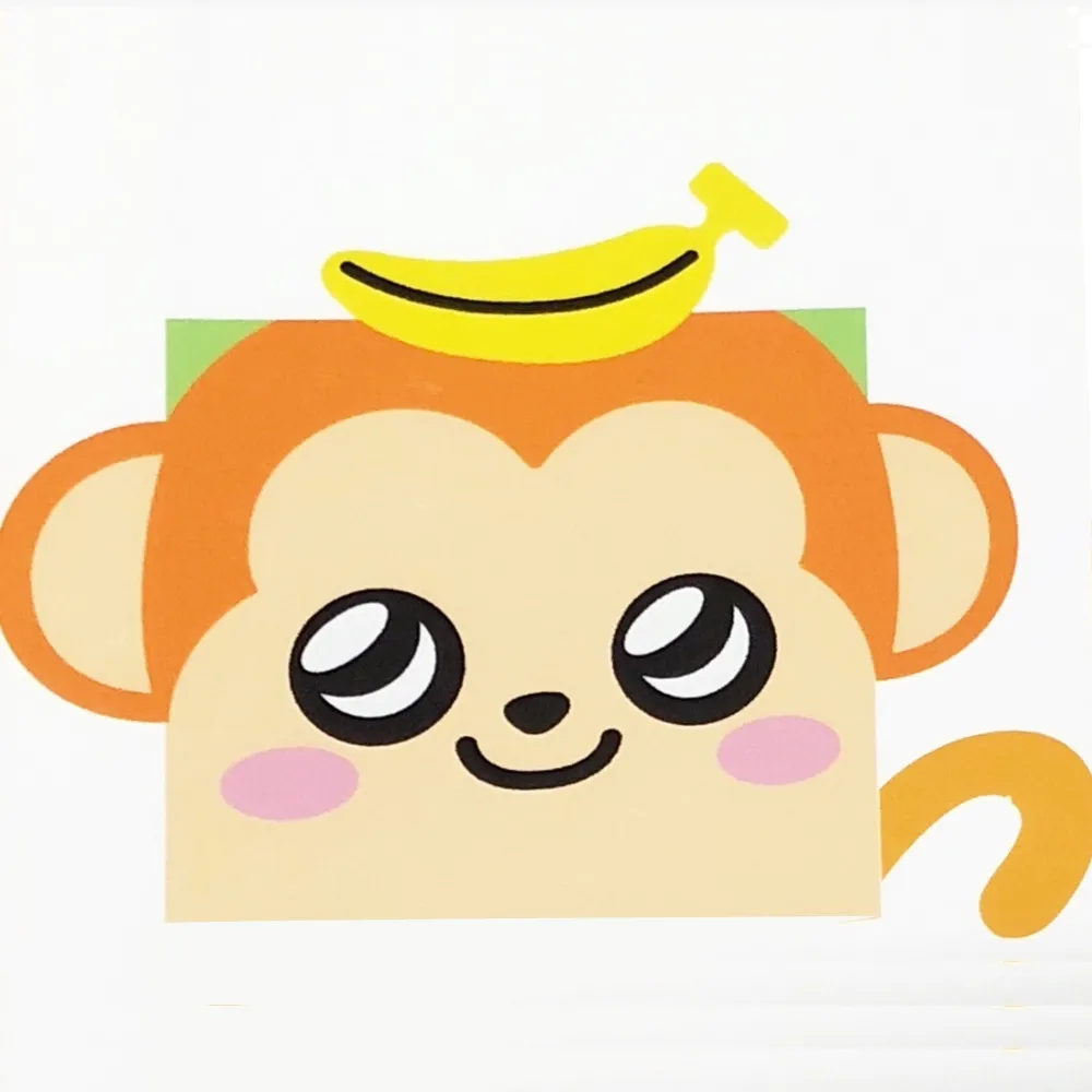 【LOVIN超萌韓版數字油畫】可愛動物系列-M1香蕉猴(1幅)