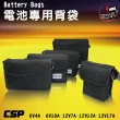 【CSP】12V17A電池背袋(電池袋 側背袋 後背袋 背肩袋 防水尼龍材質 適用:17A-24A電池)
