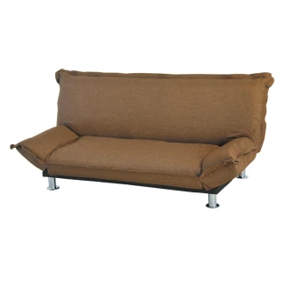 【綠活居】梅勒蒂  時尚亞麻布機能沙發/沙發床(展開式機能設計)
