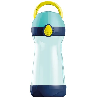 【法國Maped】無吸管兒童概念水瓶430ml-聰明藍