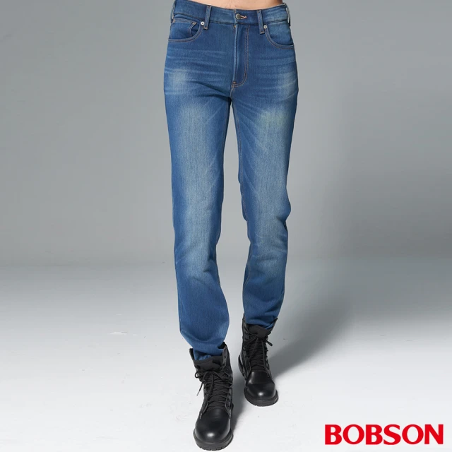 【BOBSON】男款1971日本進口黑標保暖褲(BSH009-NB)
