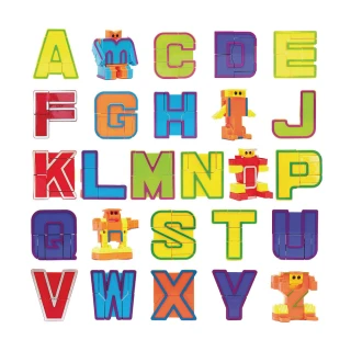 【Lakeshore】字母機器人 字母互動遊戲 兒美教學兒童美語(益智成長 邏輯建構 原裝進口)