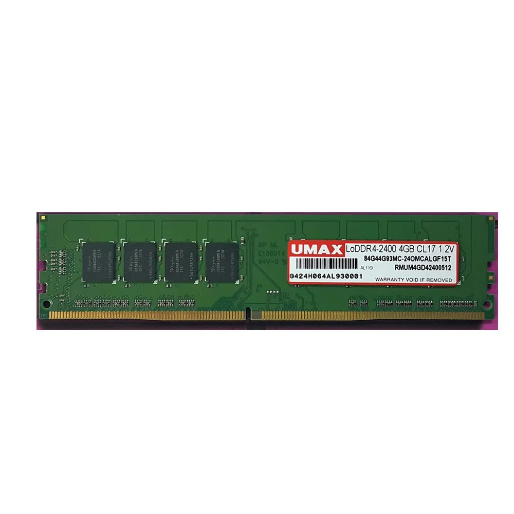 【UMAX】DDR4 2400 4GB 512X8 桌上型記憶體