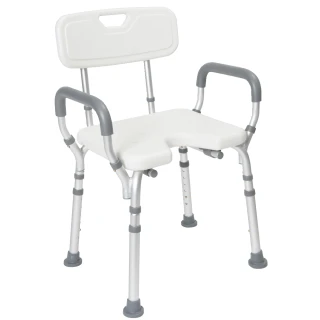 【舞動創意】扶手升級版輕量化鋁質可昇降浴室防滑洗澡椅