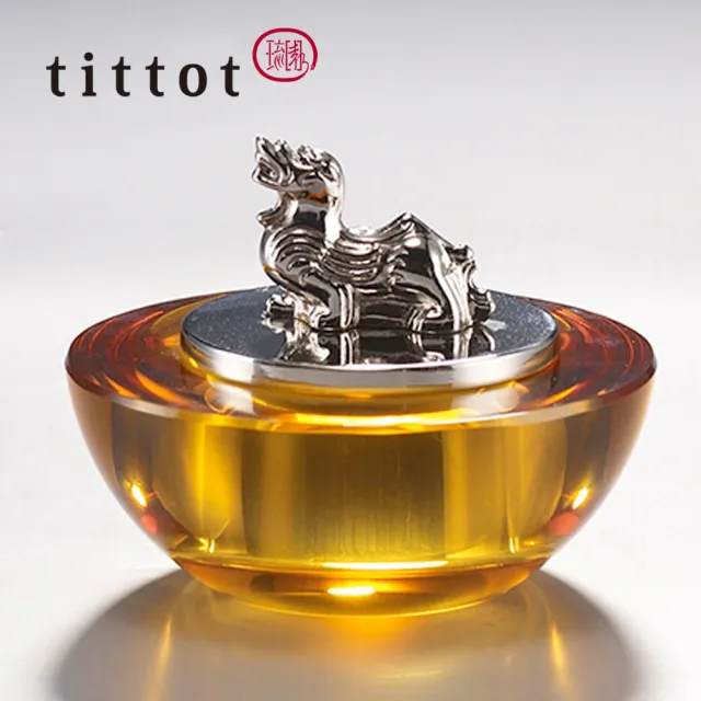 【tittot 琉園】天賜福祿聚寶盆_客戶禮贈5入組(送禮/琉璃/禮物/玻璃/水晶/藝術品/擺飾/禮贈/企業/故宮)