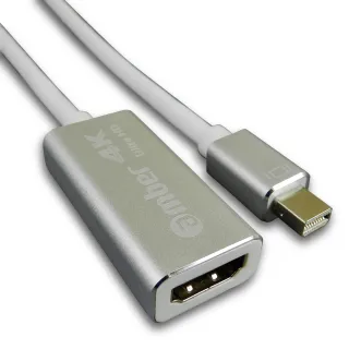 【AMBER】mini DisplayPort 轉 4K HDMI 訊號轉換線(mini DP/Thunderbolt轉HDMI)