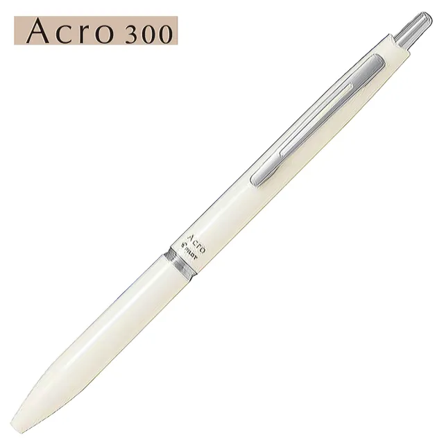 【PILOT百樂】BAC-30EF-W  Acro300輕油筆(白桿)