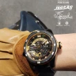 【elegantsis】x JSK moto JX65AS 聯名機械錶-黑曜金/48mm(ELJX65AS-J1SG3L)