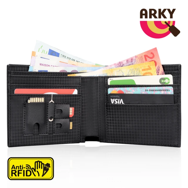 【ARKY】Wallet&Guard X RFID-blocking 防側錄短夾(福利品)