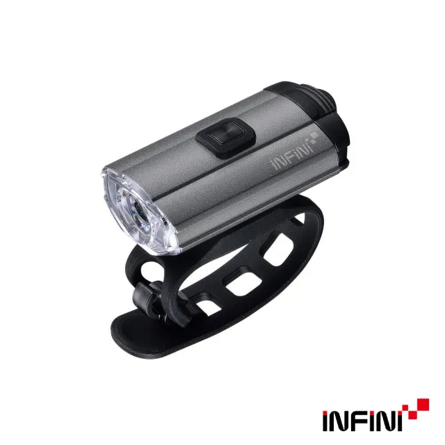 【INFINI】TRON 100 I-280P 白光USB充電式前燈(鐵灰)
