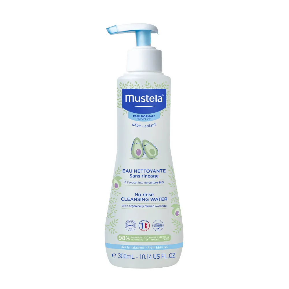 【Mustela 慕之恬廊】慕之幼 免用水潔淨液 300ml(外出清潔 卸除髒汙 卸除防曬 卸防曬)