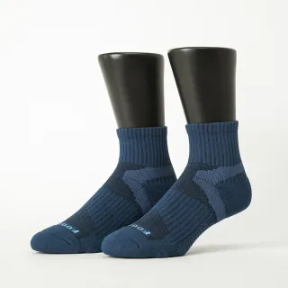 【Footer除臭襪】輕壓力單色足弓襪-男款-局部厚(T97L-藍)