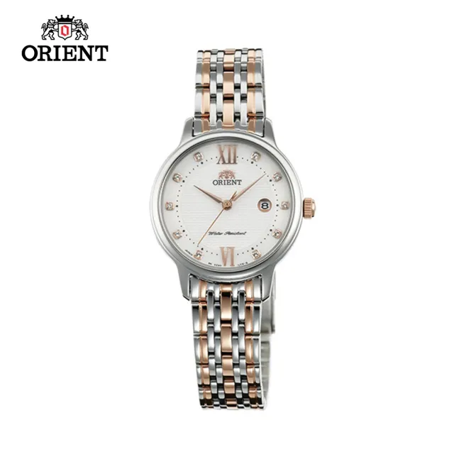 【ORIENT 東方錶】ORIENT 東方錶 OLD SCHOOL系列 時尚石英腕錶 鋼帶款 SSZ45001W 白色 - 28mm(石英錶)