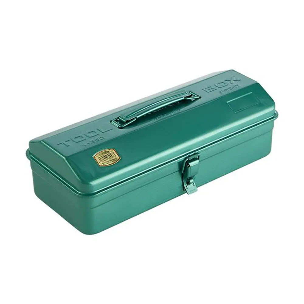 【TRUSCO】山型單層工具箱-銅綠(Y-350-GN)
