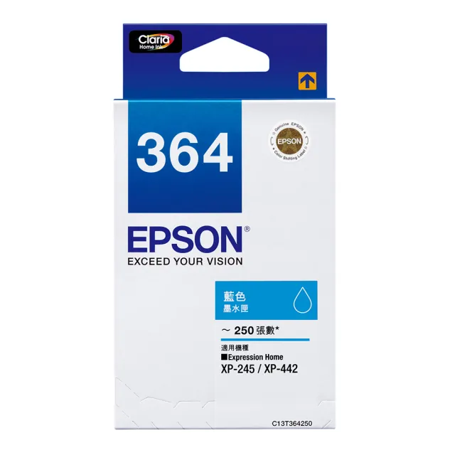 【EPSON】1黑3彩墨水組★T364 1黑3彩墨水匣