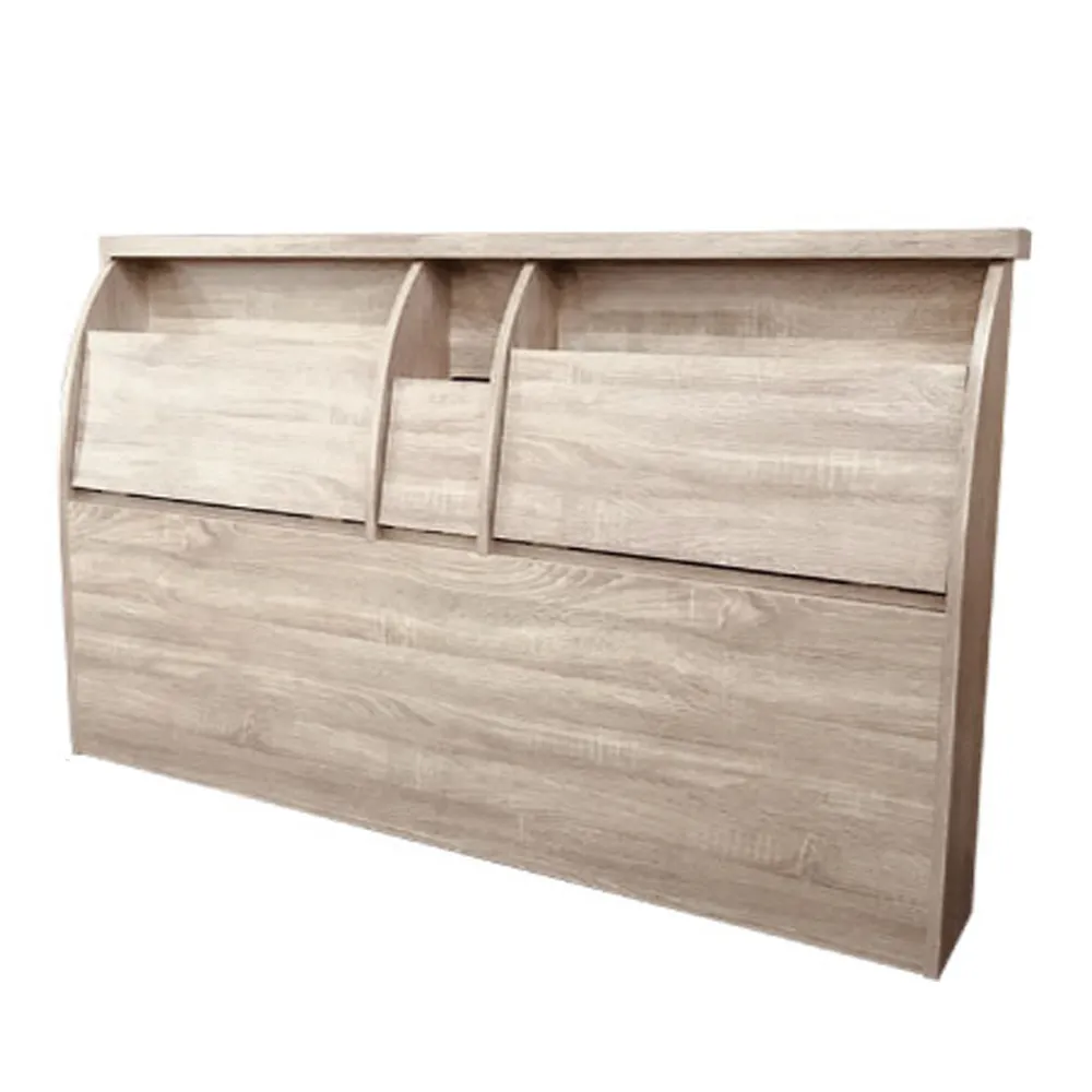 【ASSARI】杉原收納插座床頭箱(雙人5尺)