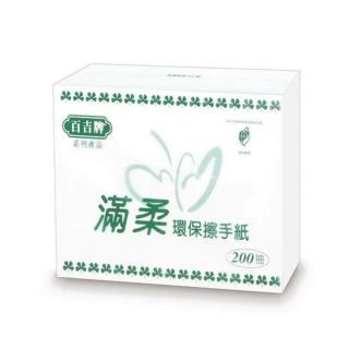【百吉牌】滿柔環保擦手紙(200張*20包)