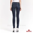 【BRAPPERS】女款 新美腳ROYAL系列-彈性不規則割破窄管褲(藍)