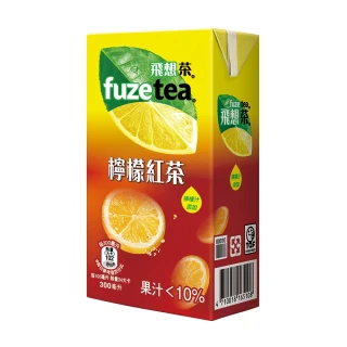 【fuze tea 飛想茶】檸檬紅茶 利樂包300ml x24入/箱