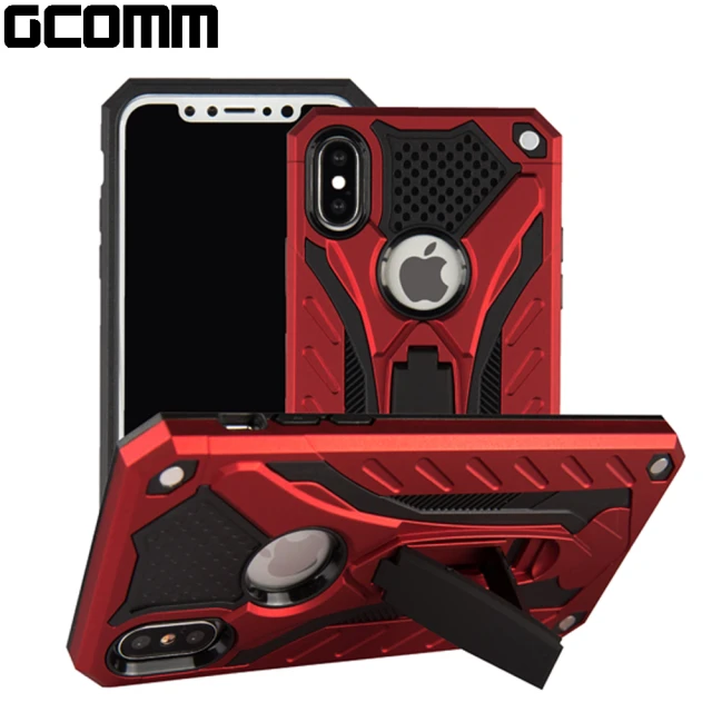【GCOMM】GCOMM iPhoneXR Solid Armour 防摔盔甲保護殼 紅盔甲(iPhoneXR)