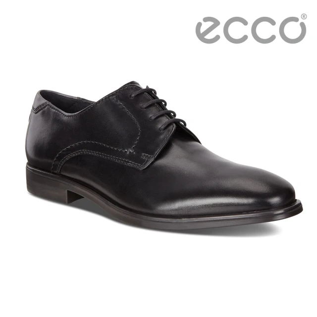 【ecco】MELBOURNE 時尚商務風格正裝鞋 男(黑 62163450839)