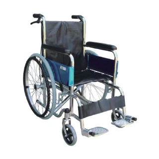 【海夫健康生活館】杏華機械式輪椅 未滅菌 固手 固腳 兒童 兒科 鐵製 輪椅(HY9102)