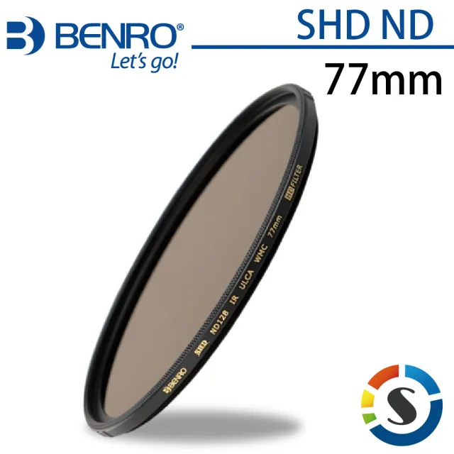 【BENRO百諾】圓形減光鏡 SHD ND 64/128/256/500/1000-77mm(勝興公司貨)