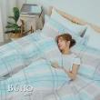 【BUHO】單人床包+雙人舖棉兩用被三件組(寧和靜美)