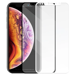 【Metal-Slim】Apple iPhone XS(滿版鋼化玻璃保護貼)
