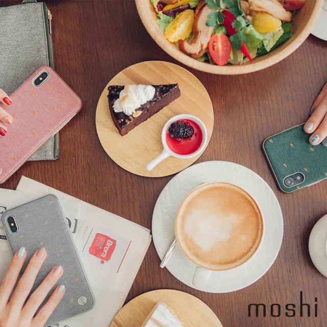【moshi】Vesta for iPhone XS Max 風尚布質感保護背殼